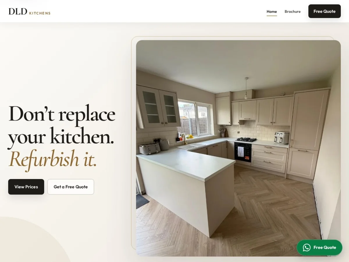 Dubh Linn Design website preview