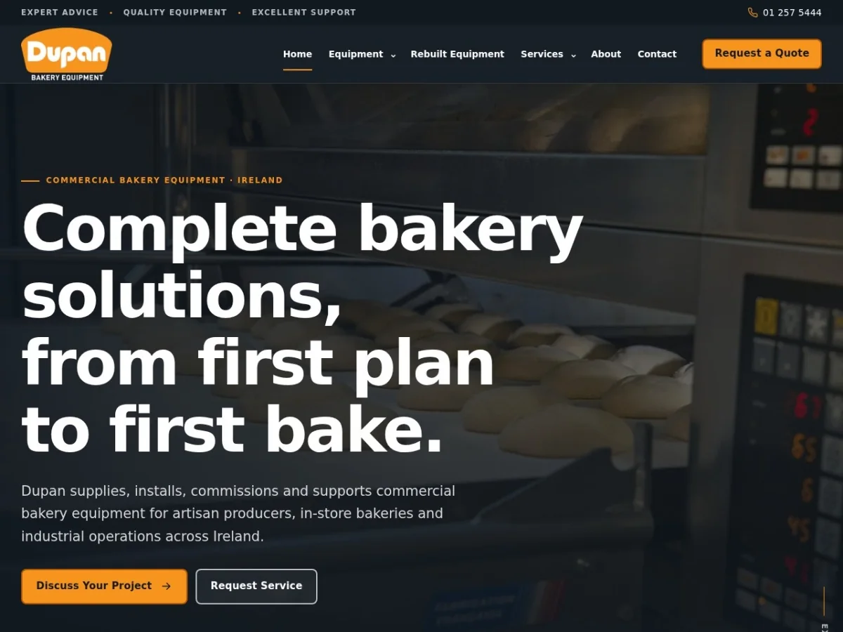 Dupan website preview