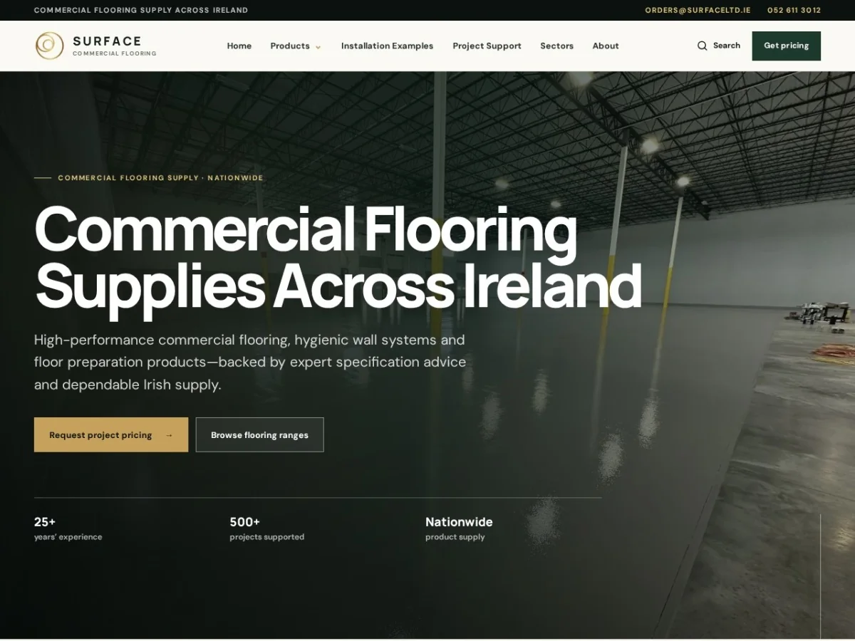 Surface Ltd website preview